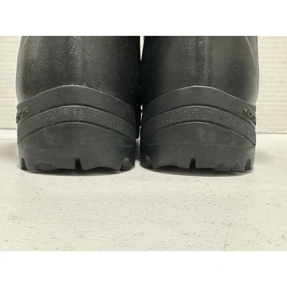Hunter Boots Mens Size Us12M Black Rubber Fleece Lined Winter Snow Rain Vibram